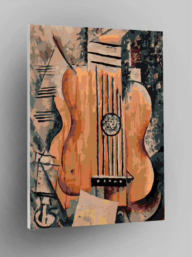 Raqamlar bo&amp;#039;yicha rasm &amp;quot;Pablo Pikasso - Gitara&amp;quot;
