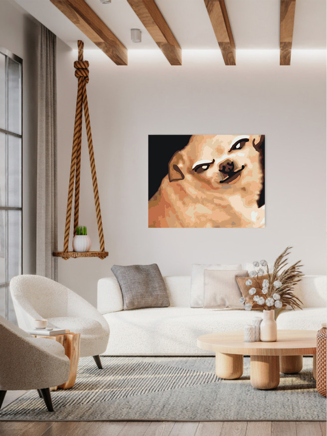 Raqamlar bo&amp;#039;yicha rasm &amp;quot;Qiziqarli it&amp;quot;