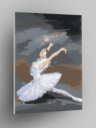 Картина по номерам &amp;quot;Балерина на выступлении&amp;quot;