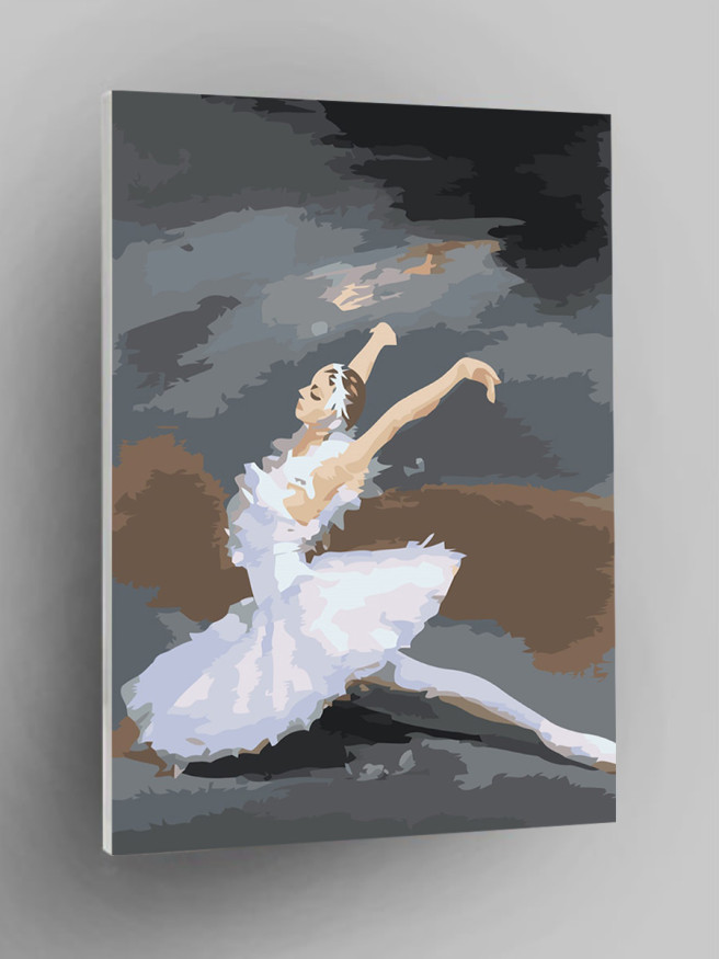 Raqamlar bo&amp;#039;yicha rasm &amp;quot;Balerina ijro etmoqda&amp;quot;