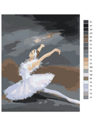 Картина по номерам &amp;quot;Балерина на выступлении&amp;quot;