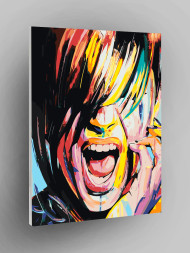 Raqamlar bo&#039;yicha rasm &quot;Qizning baqirig&#039;i&quot;