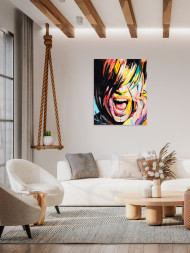 Raqamlar bo&#039;yicha rasm &quot;Qizning baqirig&#039;i&quot;