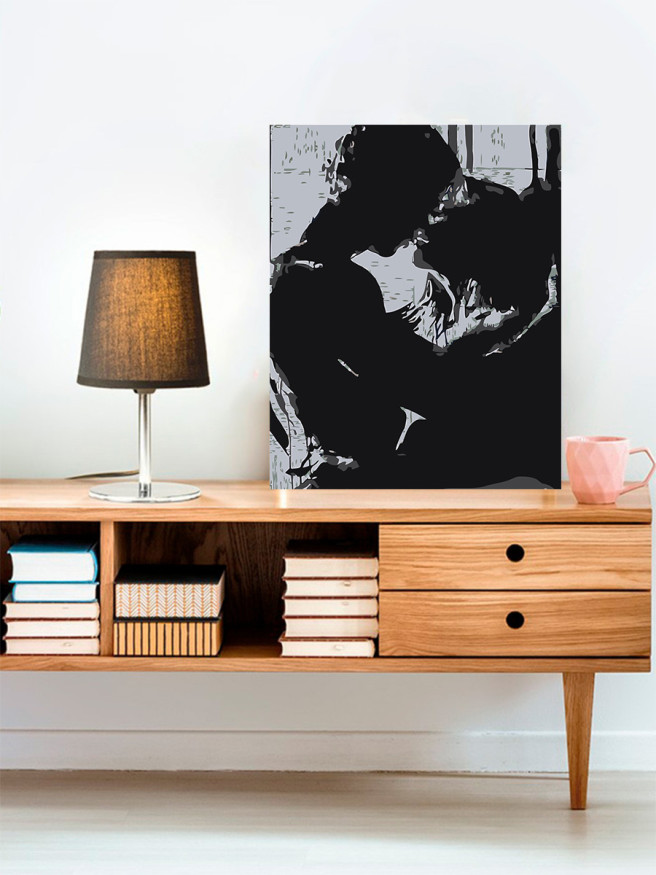 Raqamlar bo&amp;#039;yicha rasm &amp;quot;Sevishgan juftlik&amp;quot;