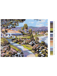 Картина по номерам &amp;quot;Вид на берег&amp;quot;