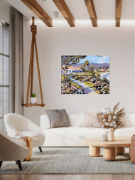 Картина по номерам &amp;quot;Вид на берег&amp;quot;