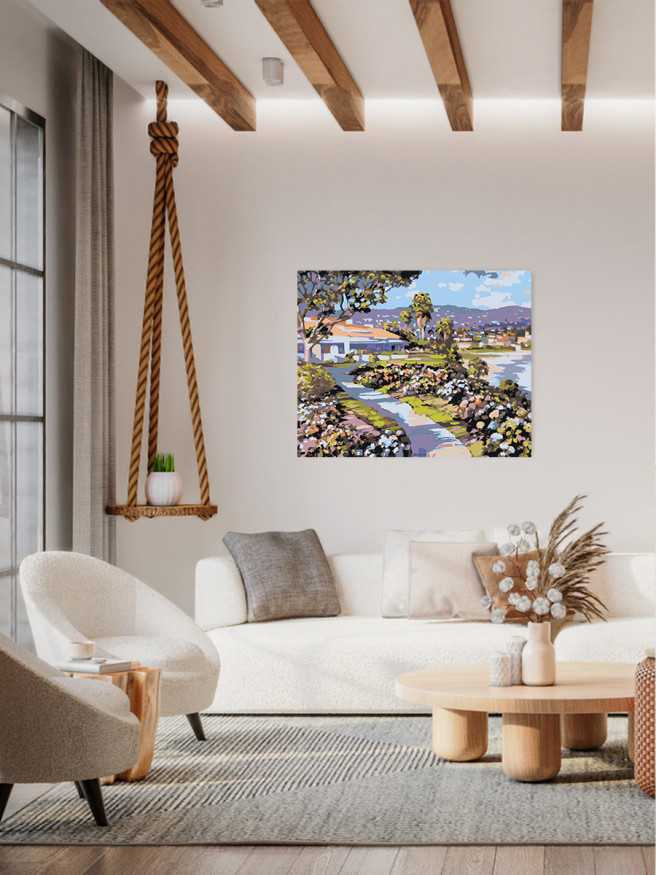 Raqamlar bo&amp;#039;yicha rasm &amp;quot;Sohil ko&amp;#039;rinishi&amp;quot;