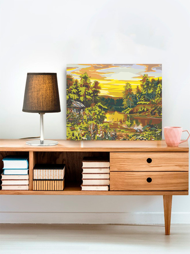 Картина по номерам &amp;quot;Природа в лесу&amp;quot;