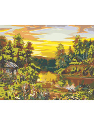 Картина по номерам &amp;quot;Природа в лесу&amp;quot;
