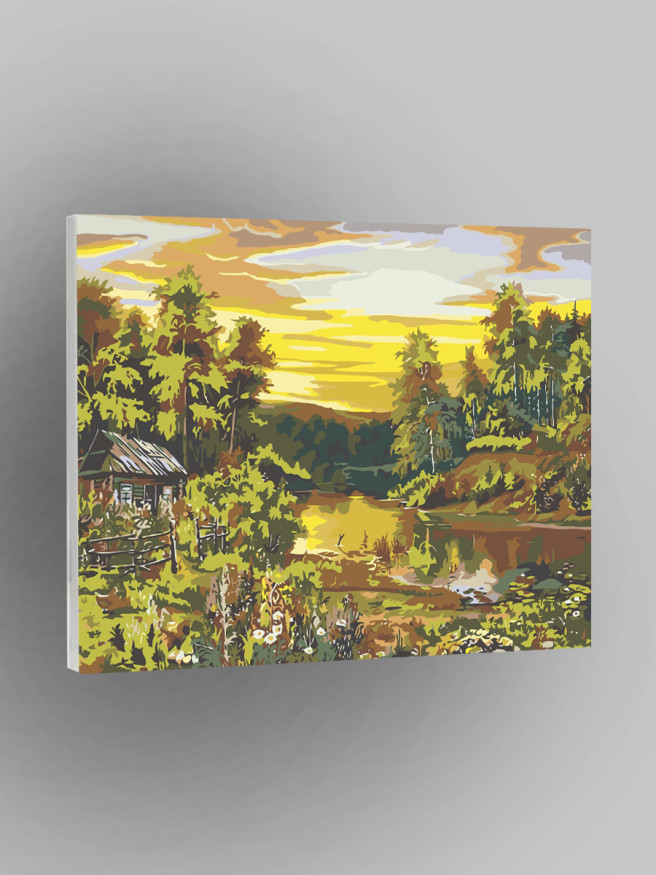 Картина по номерам &amp;quot;Природа в лесу&amp;quot;