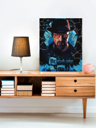 Картина по номерам &amp;quot;Мужчина в очках и шляпе&amp;quot;