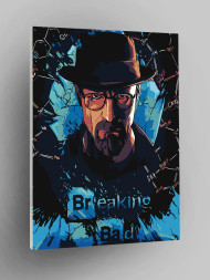 Картина по номерам &amp;quot;Мужчина в очках и шляпе&amp;quot;