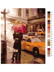 Картина по номерам &amp;quot;Пара влюблённых&amp;quot;