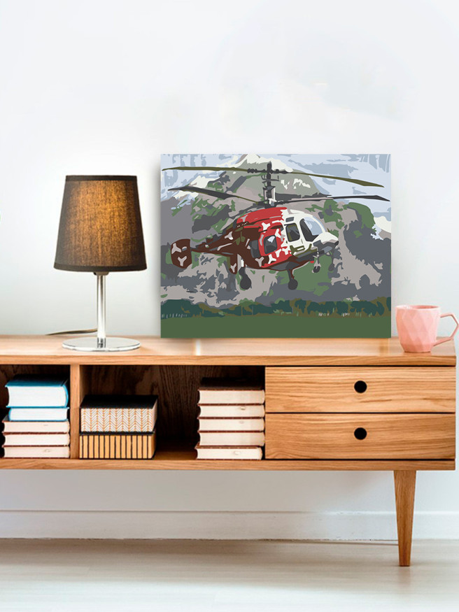 Raqamlar bo&amp;#039;yicha rasm &amp;quot;Vertolyot&amp;quot;