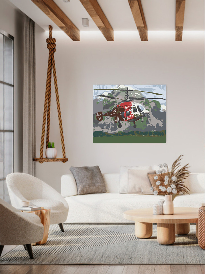 Raqamlar bo&amp;#039;yicha rasm &amp;quot;Vertolyot&amp;quot;