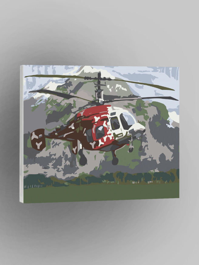 Raqamlar bo&amp;#039;yicha rasm &amp;quot;Vertolyot&amp;quot;