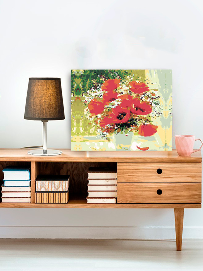 Raqamlar bo&amp;#039;yicha rasm &amp;quot;Lolalar va boychechaklar&amp;quot;