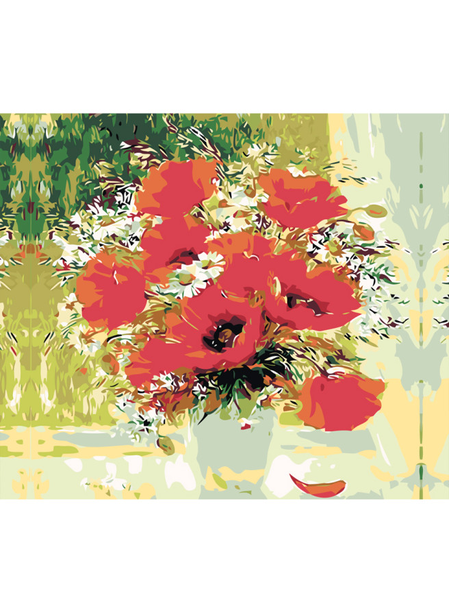 Raqamlar bo&amp;#039;yicha rasm &amp;quot;Lolalar va boychechaklar&amp;quot;