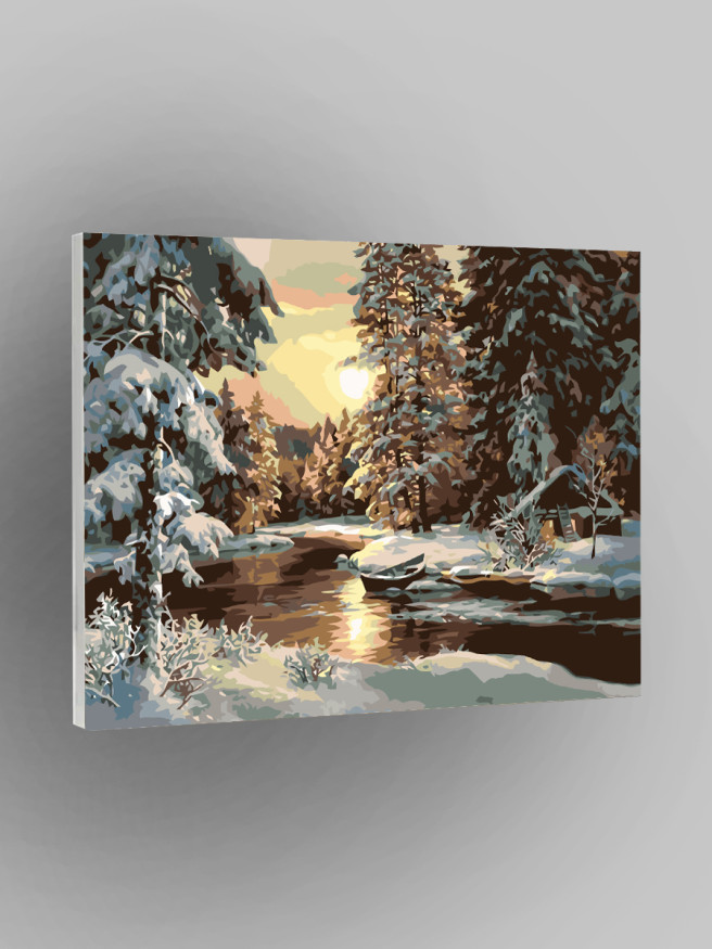 Raqamlar bo&amp;#039;yicha rasm &amp;quot;O&amp;#039;rmon ichidagi uycha&amp;quot;