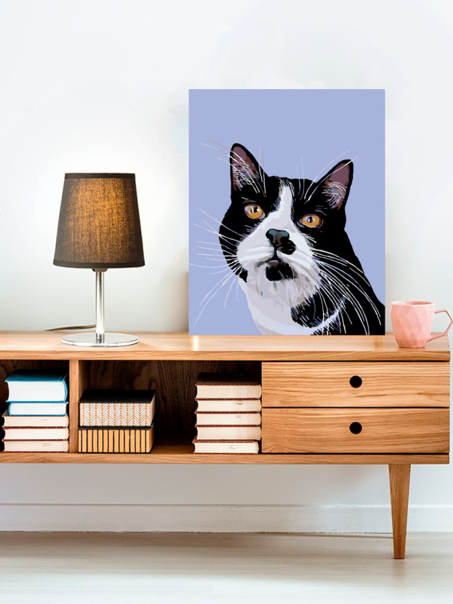 Raqamlar bo&amp;#039;yicha rasm &amp;quot;Mushuk rasmi&amp;quot;