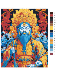 Картина по номерам &amp;quot;Индийское божество&amp;quot;