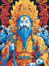 Картина по номерам &amp;quot;Индийское божество&amp;quot;