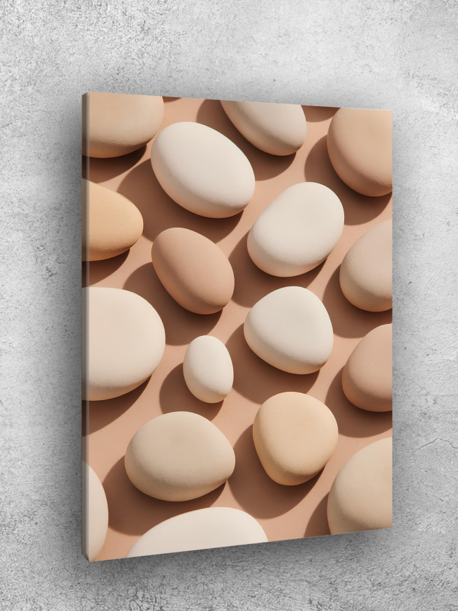 Постер на холсте &amp;quot;Гладкие камни&amp;quot;