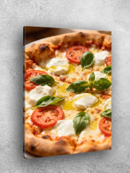 Holstga bosilgan poster &quot;Italiya pitsasi Margarita&quot;