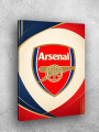 Holstga bosilgan poster &amp;quot;Arsenal logotipi&amp;quot;