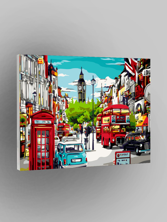 Картина по номерам &amp;quot;Лондонские улицы&amp;quot;
