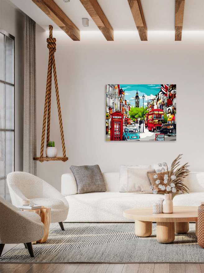 Картина по номерам &amp;quot;Лондонские улицы&amp;quot;