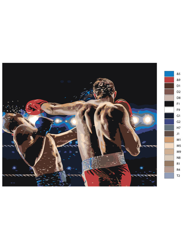 Raqamlar bo&amp;#039;yicha rasm &amp;quot;Nokaut&amp;quot;