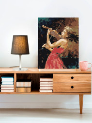 Raqamlar bo'yicha rasm "Skripka bilan qiz"