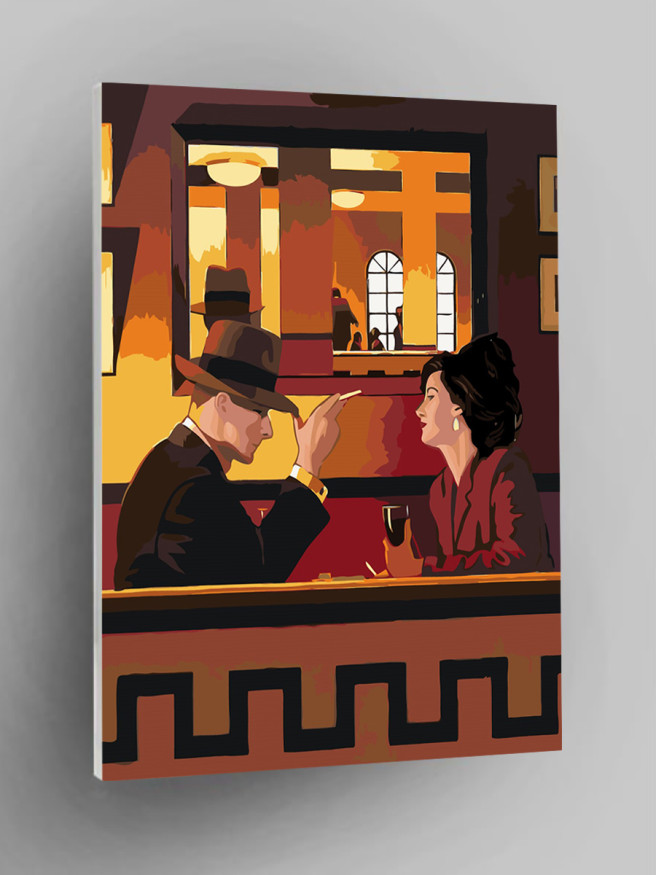 Картина по номерам &amp;quot;Красивая пара&amp;quot;