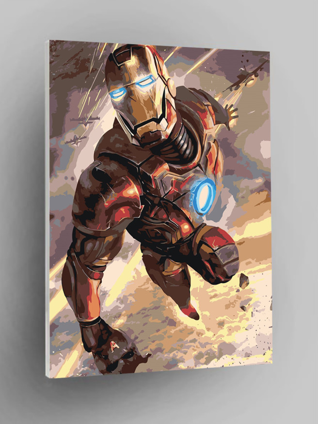 Картина по номерам &amp;quot;Железный человек&amp;quot;
