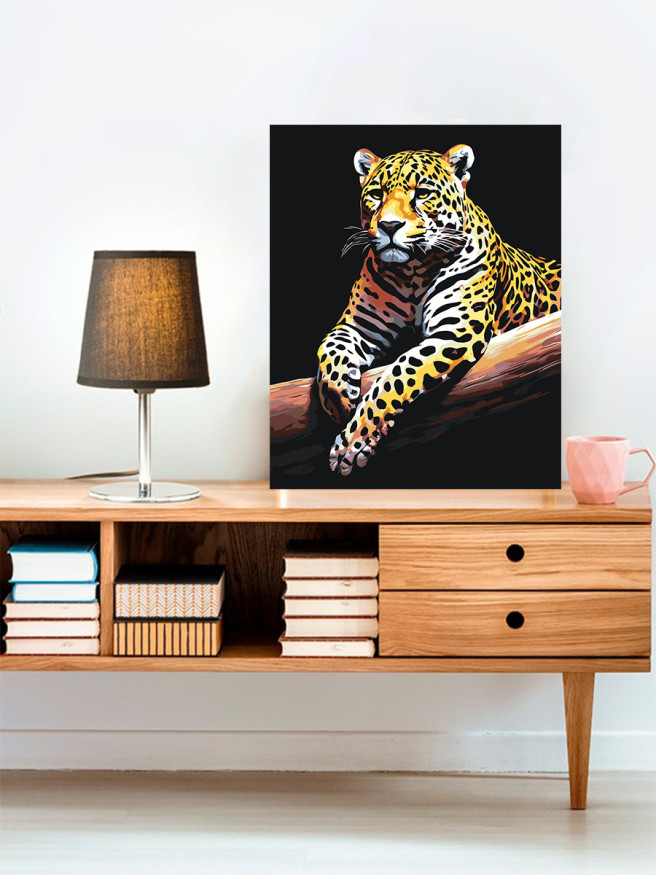 Raqamlar bo&amp;#039;yicha rasm &amp;quot;Leopard&amp;quot;