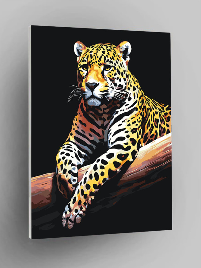 Raqamlar bo&amp;#039;yicha rasm &amp;quot;Leopard&amp;quot;