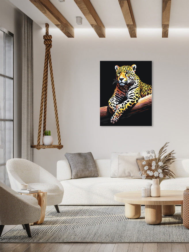 Raqamlar bo&amp;#039;yicha rasm &amp;quot;Leopard&amp;quot;