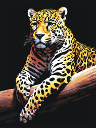 Raqamlar bo&#039;yicha rasm &quot;Leopard&quot;