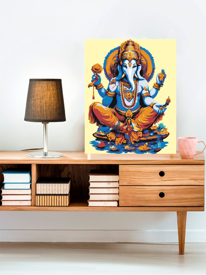 Картина по номерам &amp;quot;Индийское божество&amp;quot;