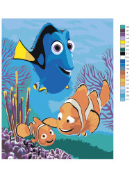 Raqamlar bo‘yicha rasm "Nemo"