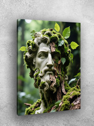 Holstga bosilgan poster "Tabiat bagʻridagi antik faylasuf"