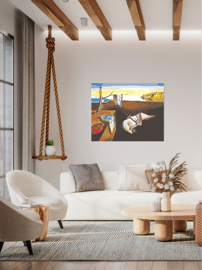 Raqamlar bo&amp;#039;yicha rasm &amp;quot;Salvador Dali - Xotiraning mustahkamligi&amp;quot;