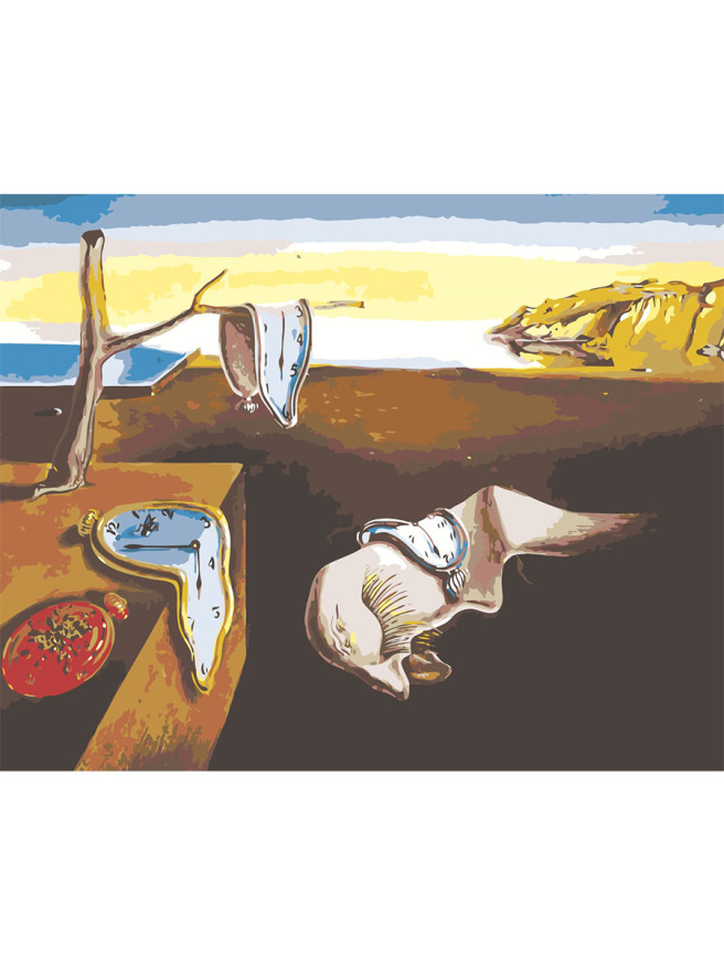 Raqamlar bo&amp;#039;yicha rasm &amp;quot;Salvador Dali - Xotiraning mustahkamligi&amp;quot;