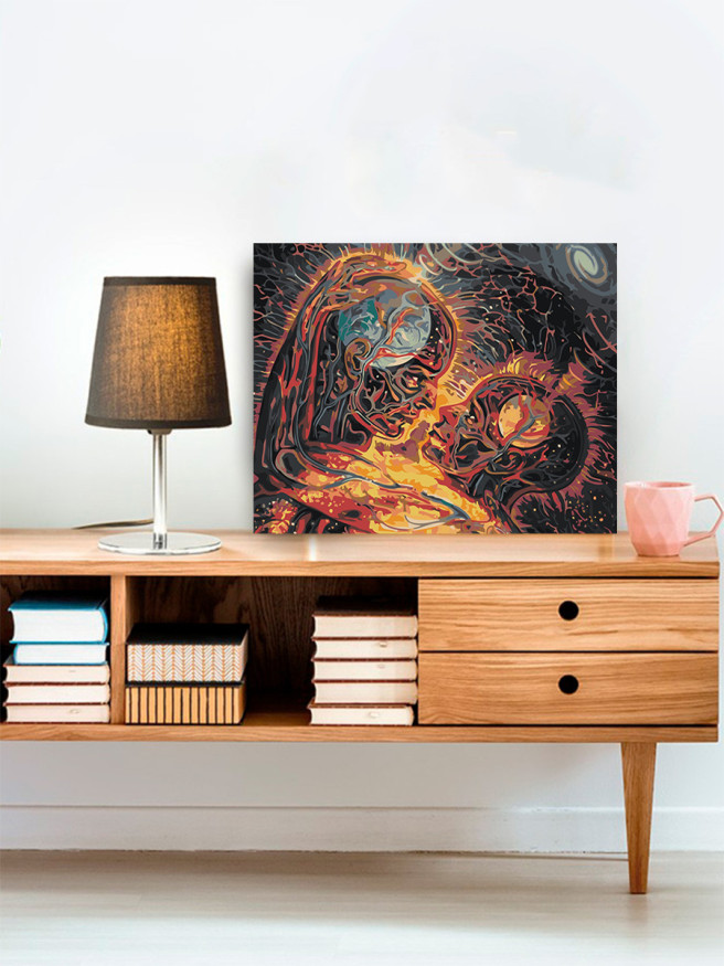 Raqamlar bo&amp;#039;yicha rasm &amp;quot;Ruhiy mehr&amp;quot;