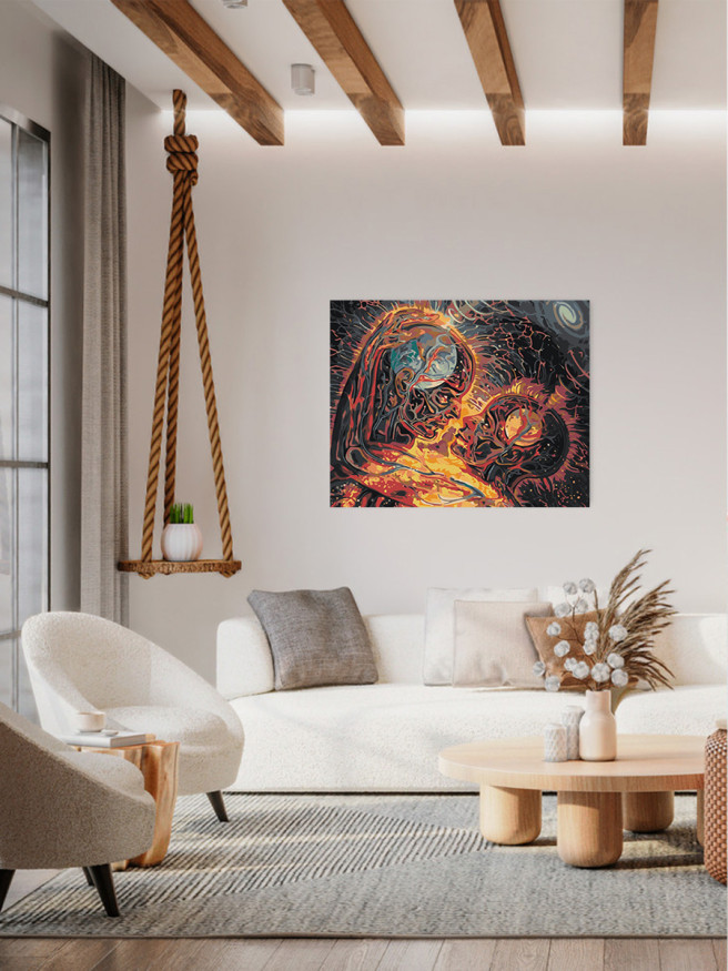 Raqamlar bo&amp;#039;yicha rasm &amp;quot;Ruhiy mehr&amp;quot;