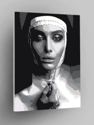 Картина по номерам "Монахиня"