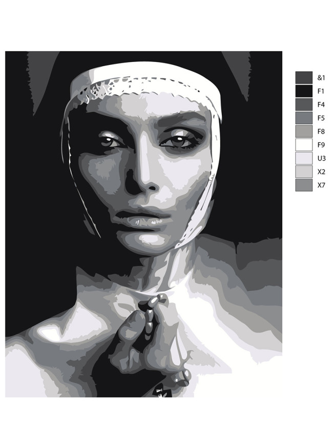 Raqamlar bo&amp;#039;yicha rasm &amp;quot;Rohiba&amp;quot;