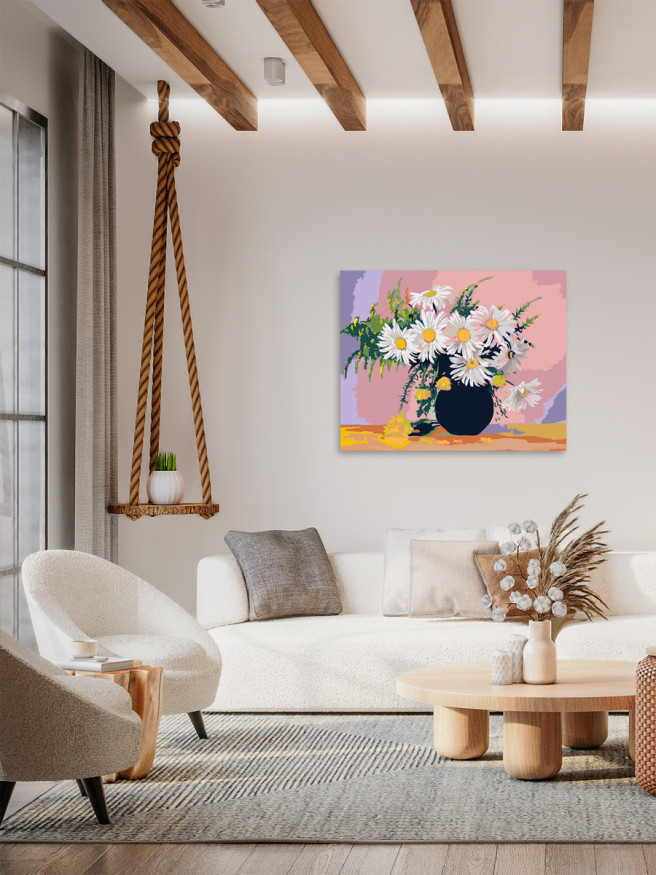 Raqamlar bo&amp;#039;yicha rasm &amp;quot;Vazadagi boychechaklar&amp;quot;