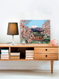 Raqamlar bo&#039;yicha rasm &quot;Tog&#039; ko&#039;rinishi&quot;